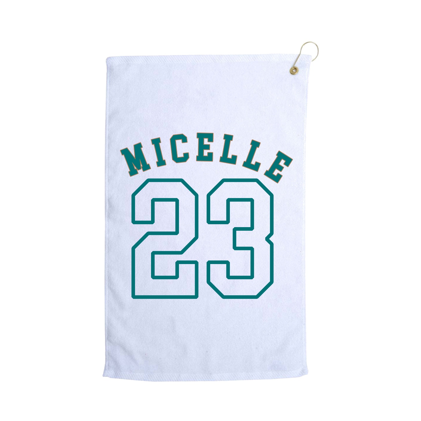 Golf Towel — Shirsey Arch in White