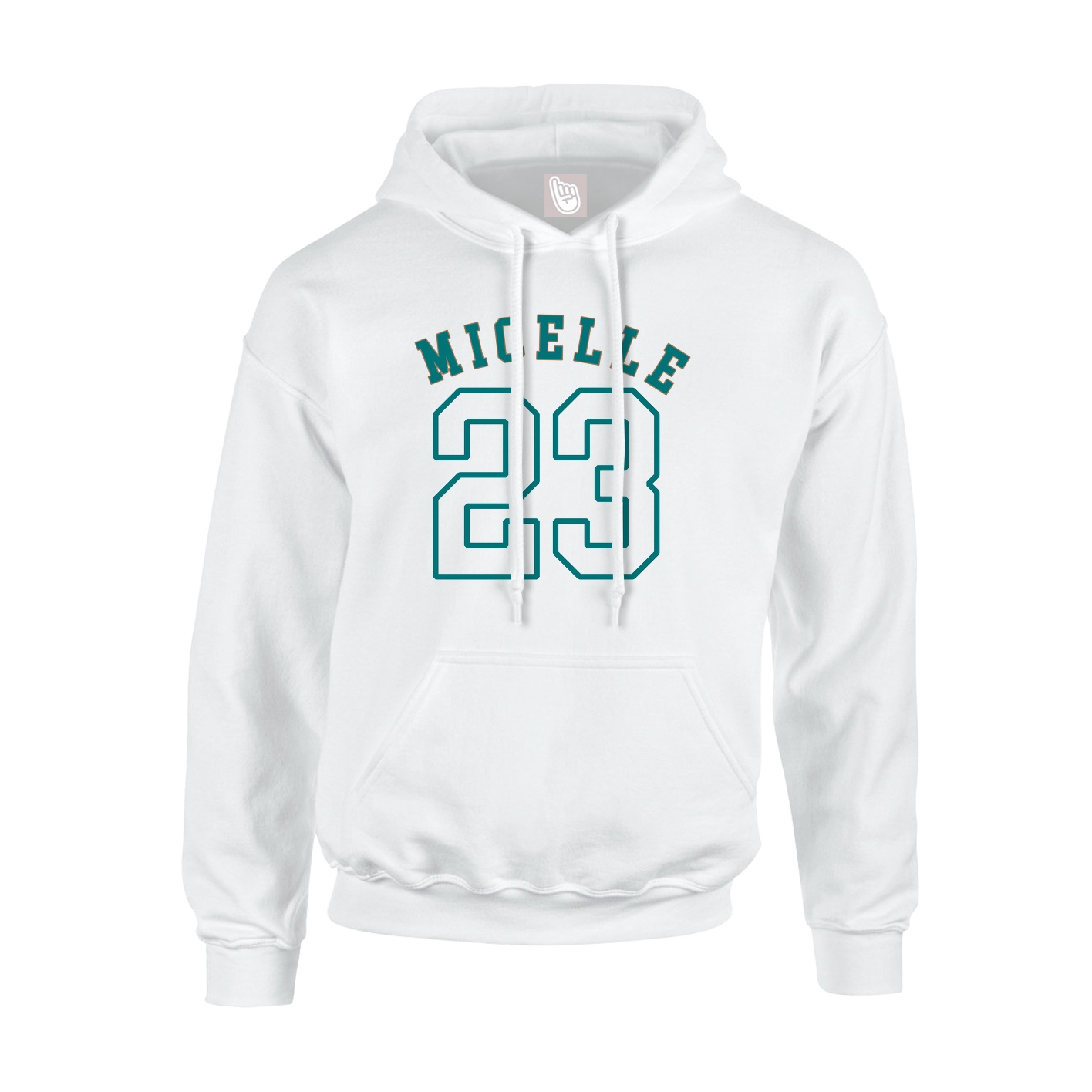 Hoodie — Shirsey Arch in White