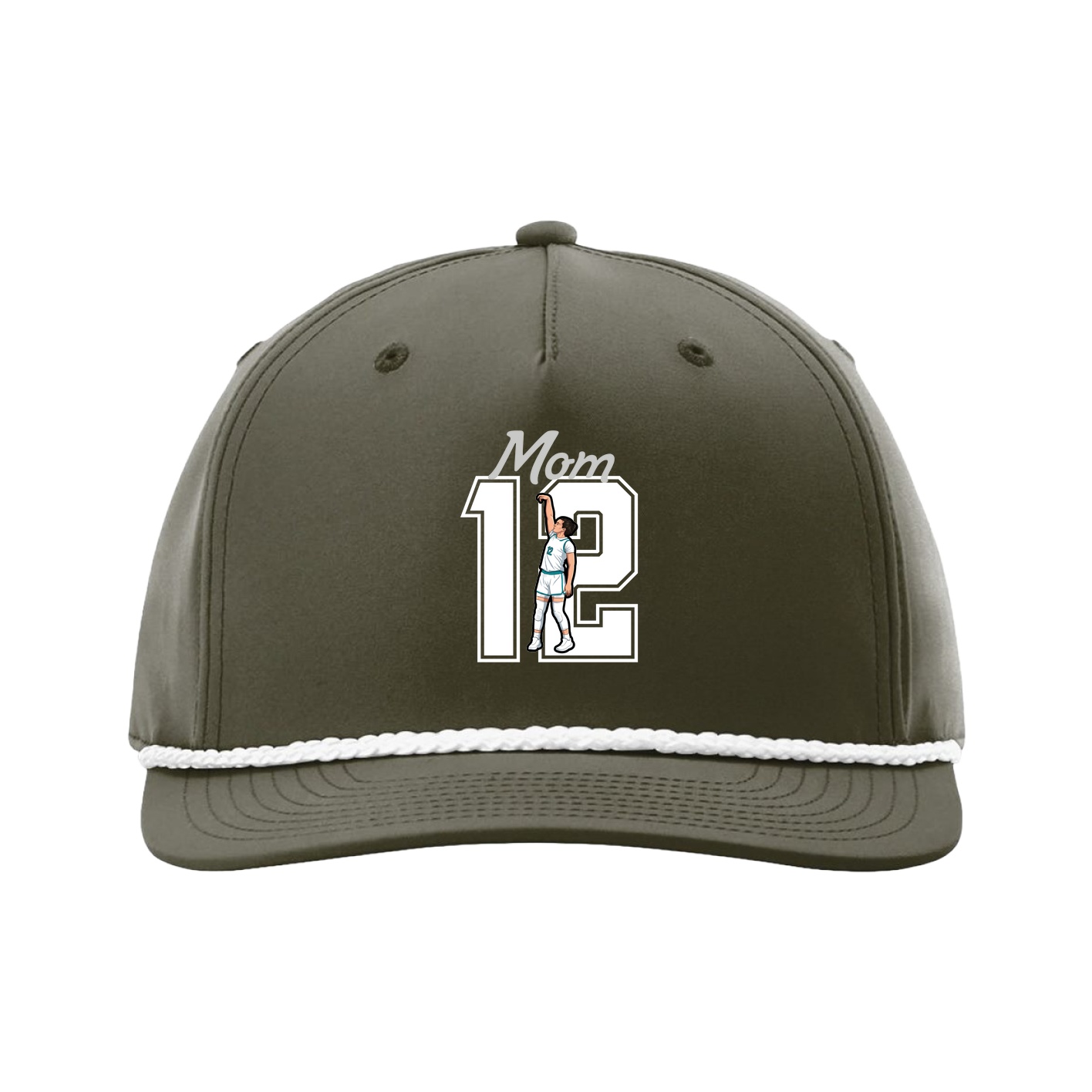Five-Panel Classic Rope Cap — Mothers Day Shirsey in Green