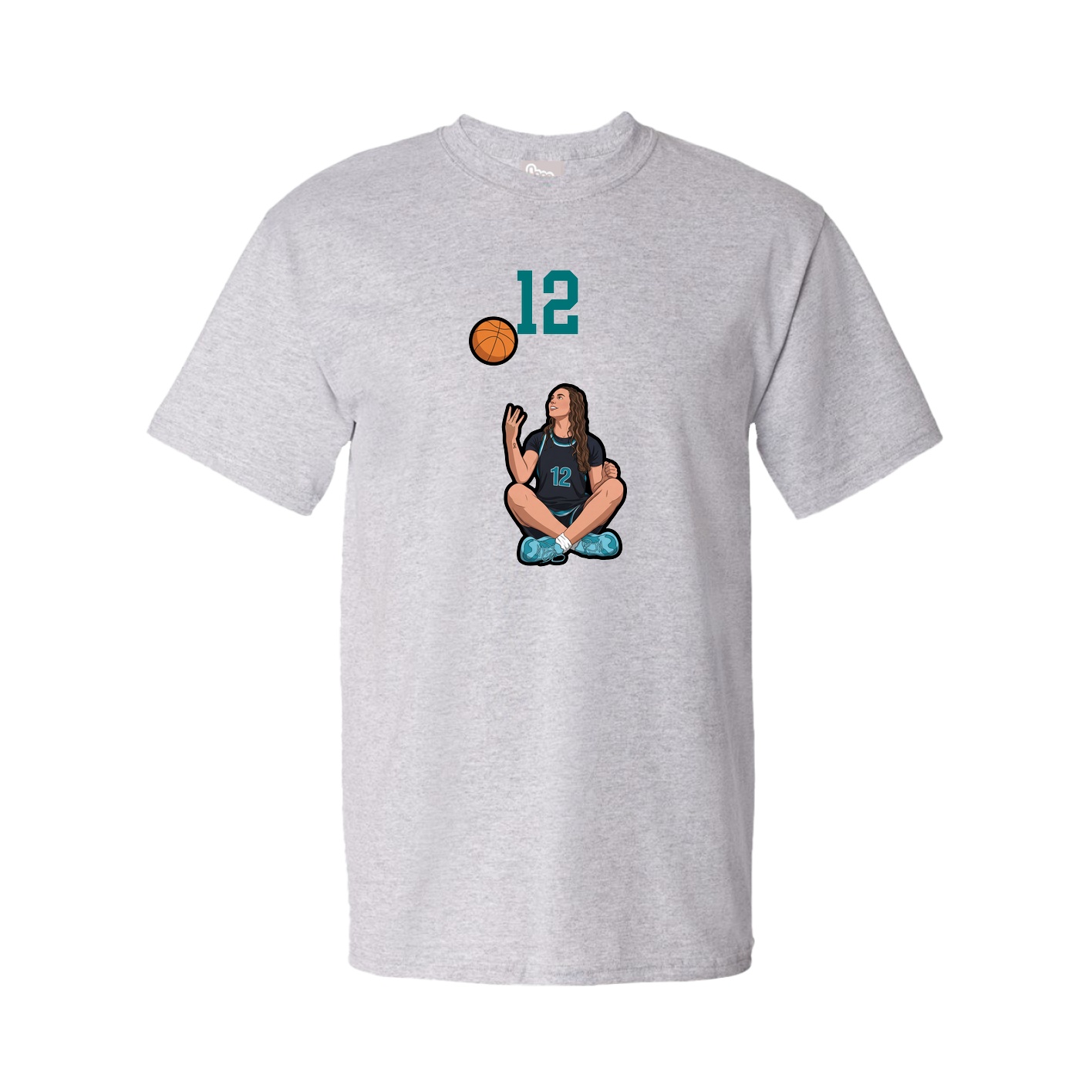 Tee — Number Top in Grey
