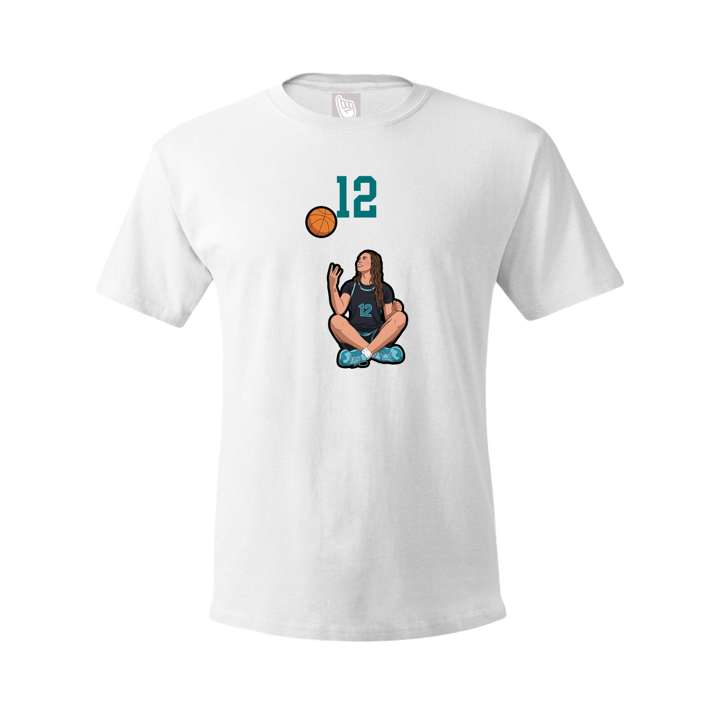Tee — Number Top in White