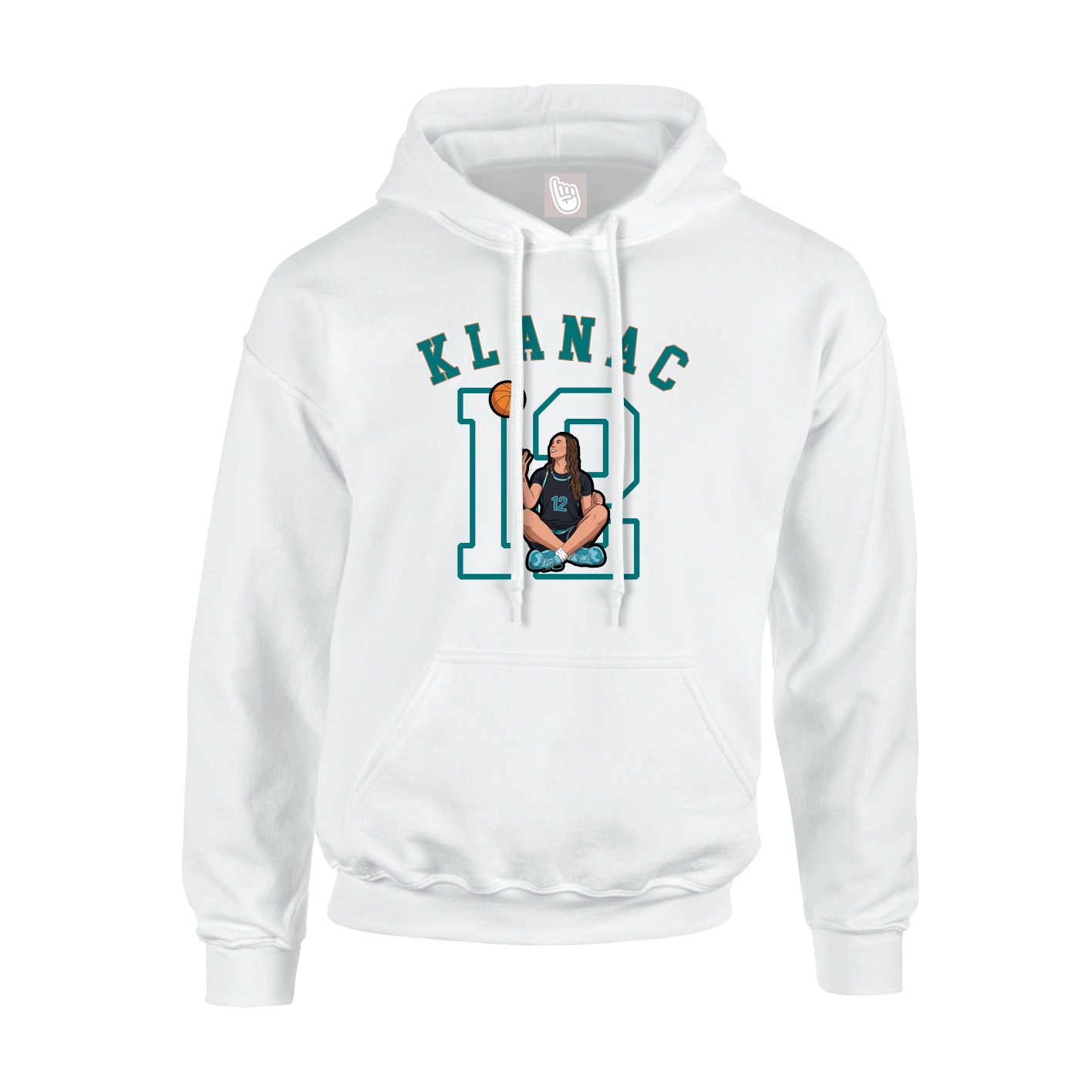 Hoodie — Shirsey Arch in White