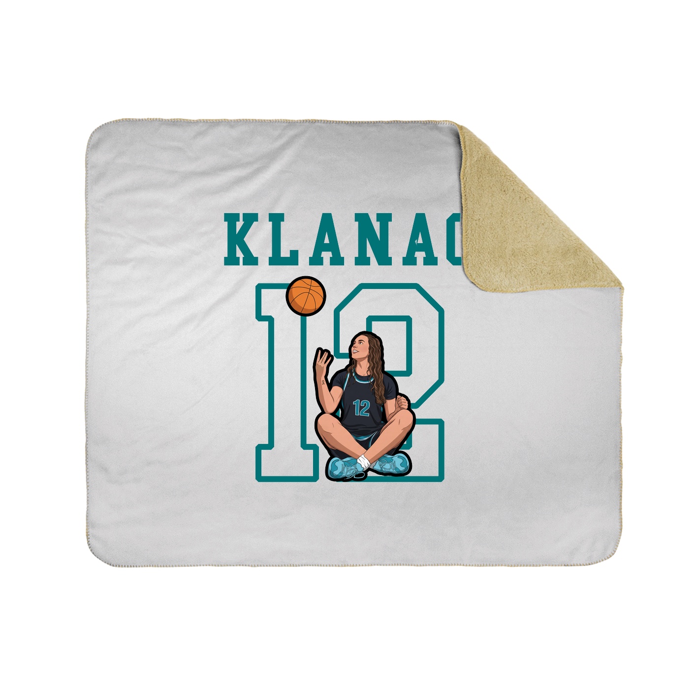 Throw Blanket — Shirsey in White