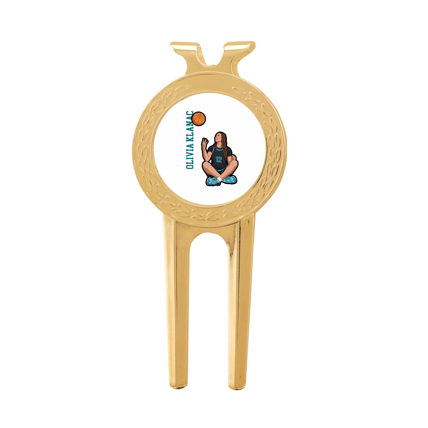 Divot Tool with Ball Marker — Name Vertical in Classic