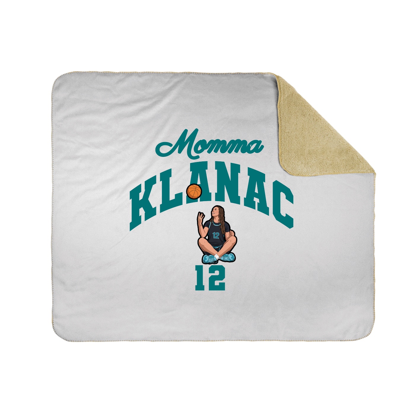 Throw Blanket — Mothers Day Arch in White