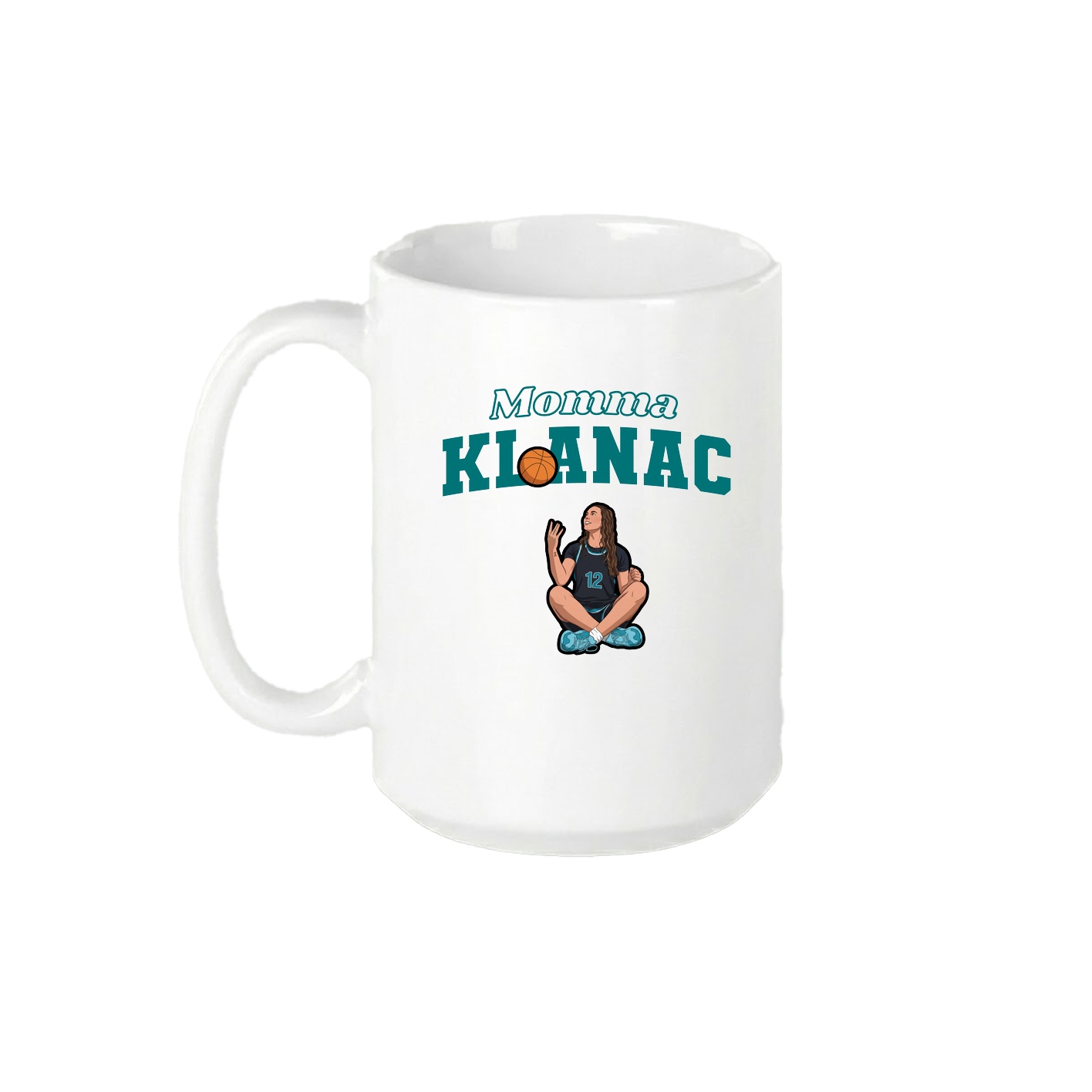 15oz Coffee Mug — Mothers Day Block in White
