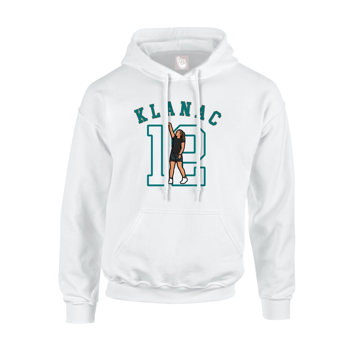 Youth Hoodie — Shirsey Arch in White