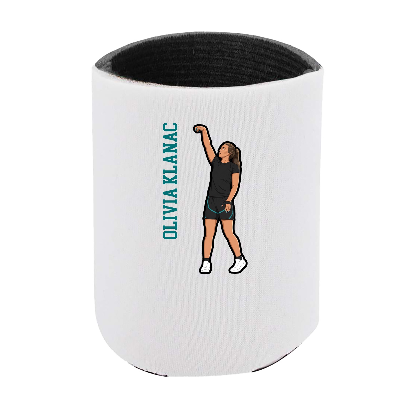 Can Holder — Name Vertical in White