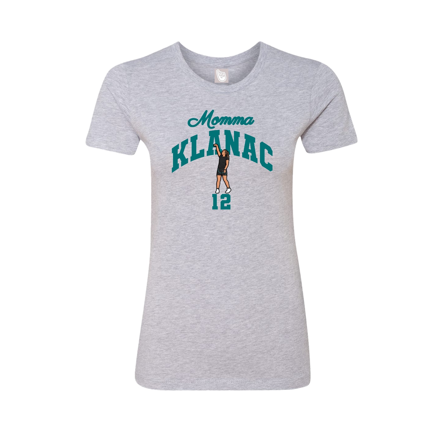 Womens Tee — Mothers Day Arch in Grey