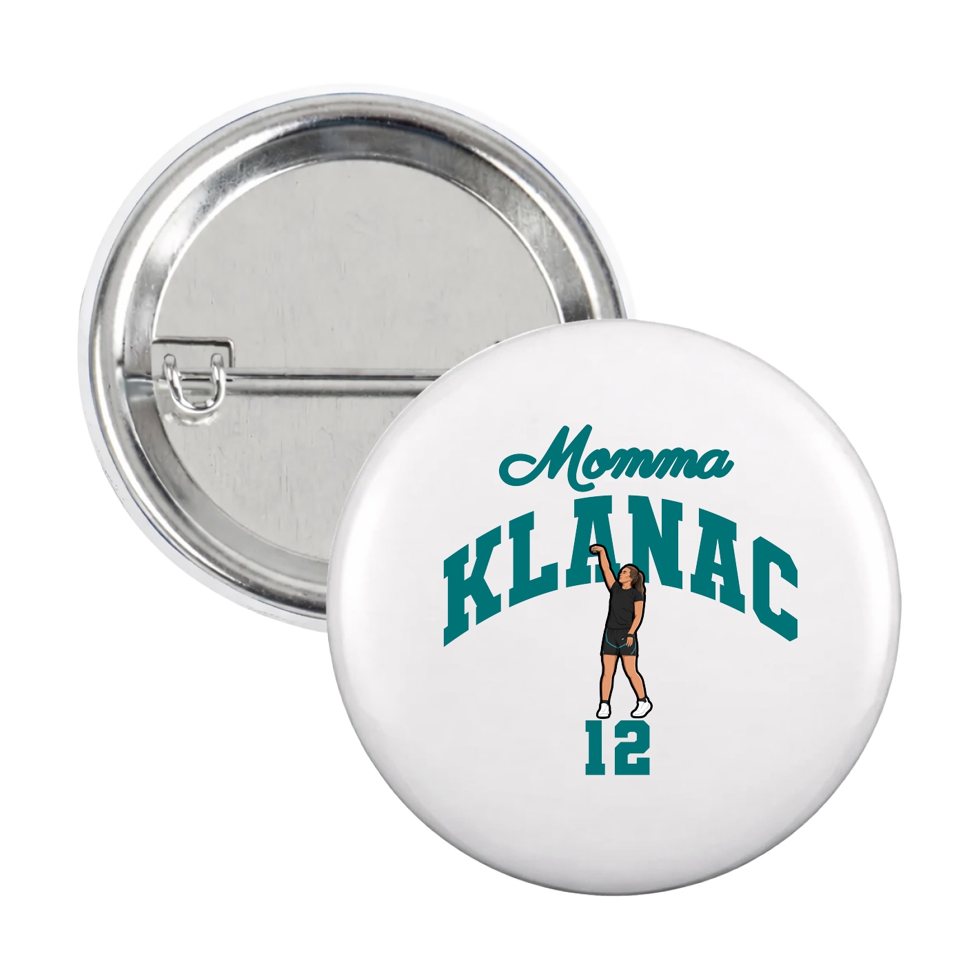 Game Day Button — Mothers Day Arch in White