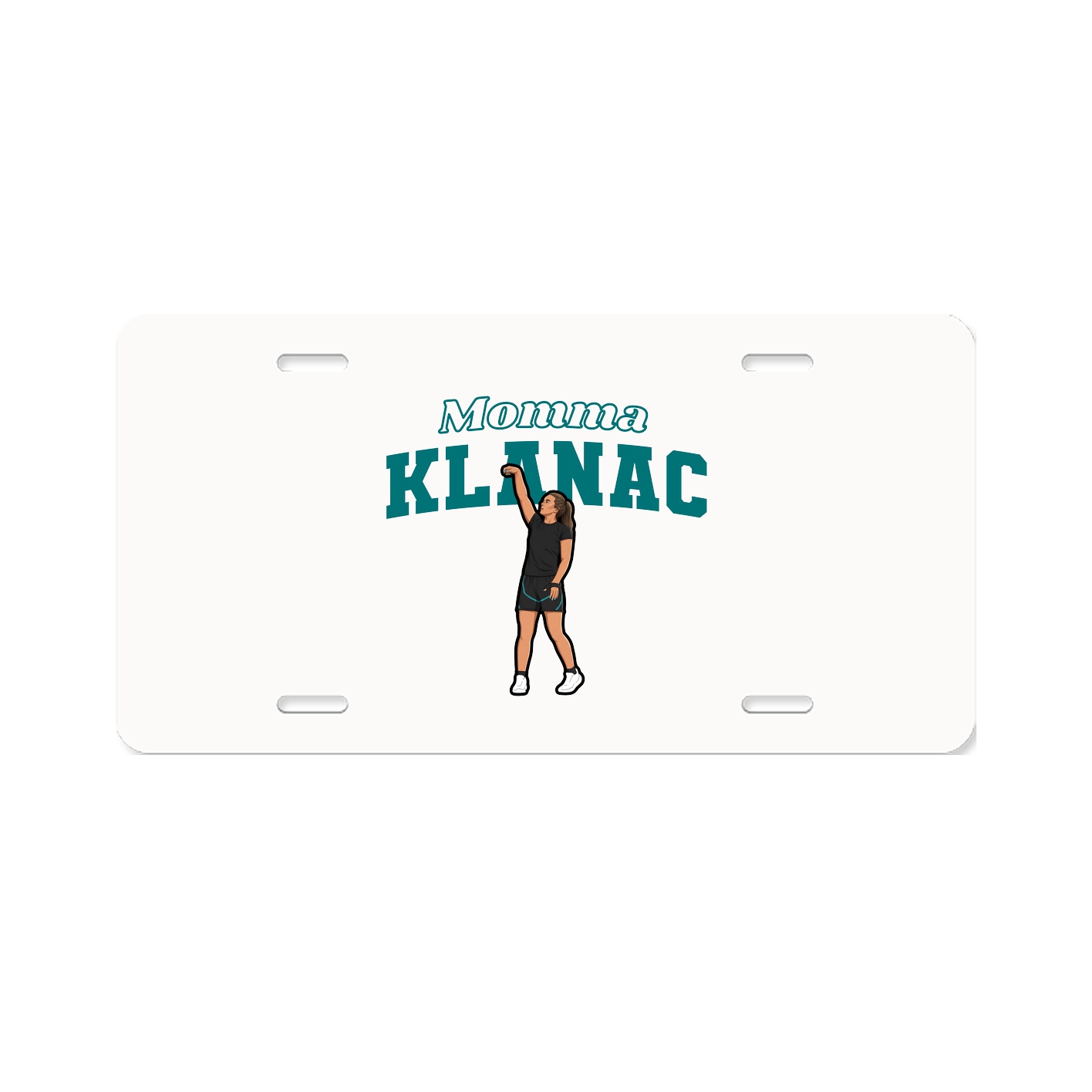 License Plate — Mothers Day Block in Classic