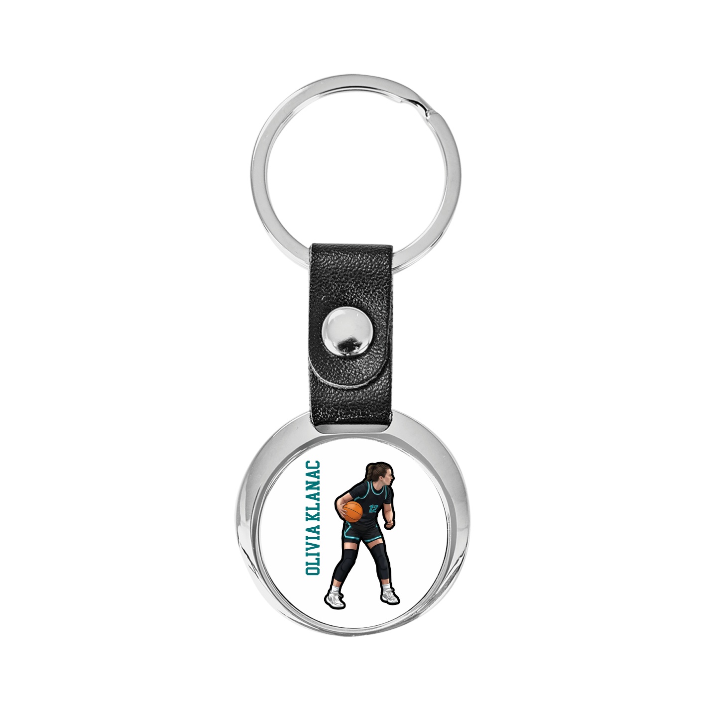 Key Chain — Name Vertical in Classic