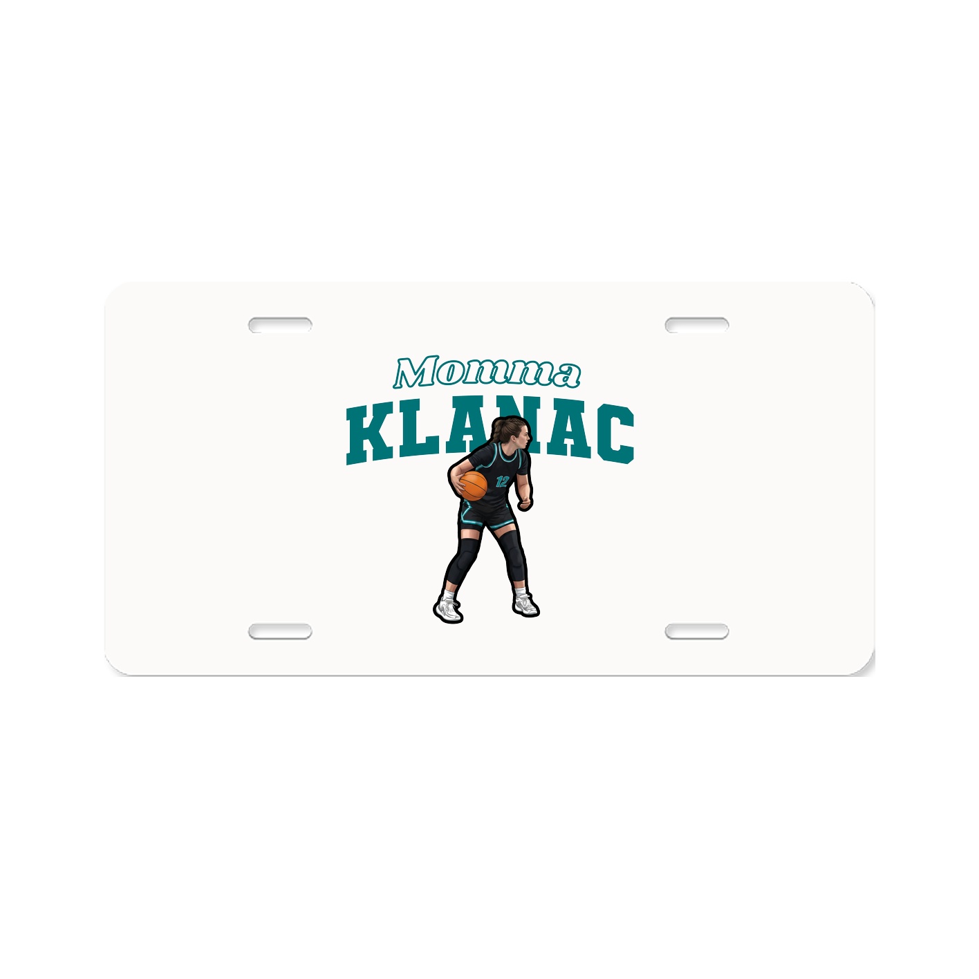 License Plate — Mothers Day Block in Classic