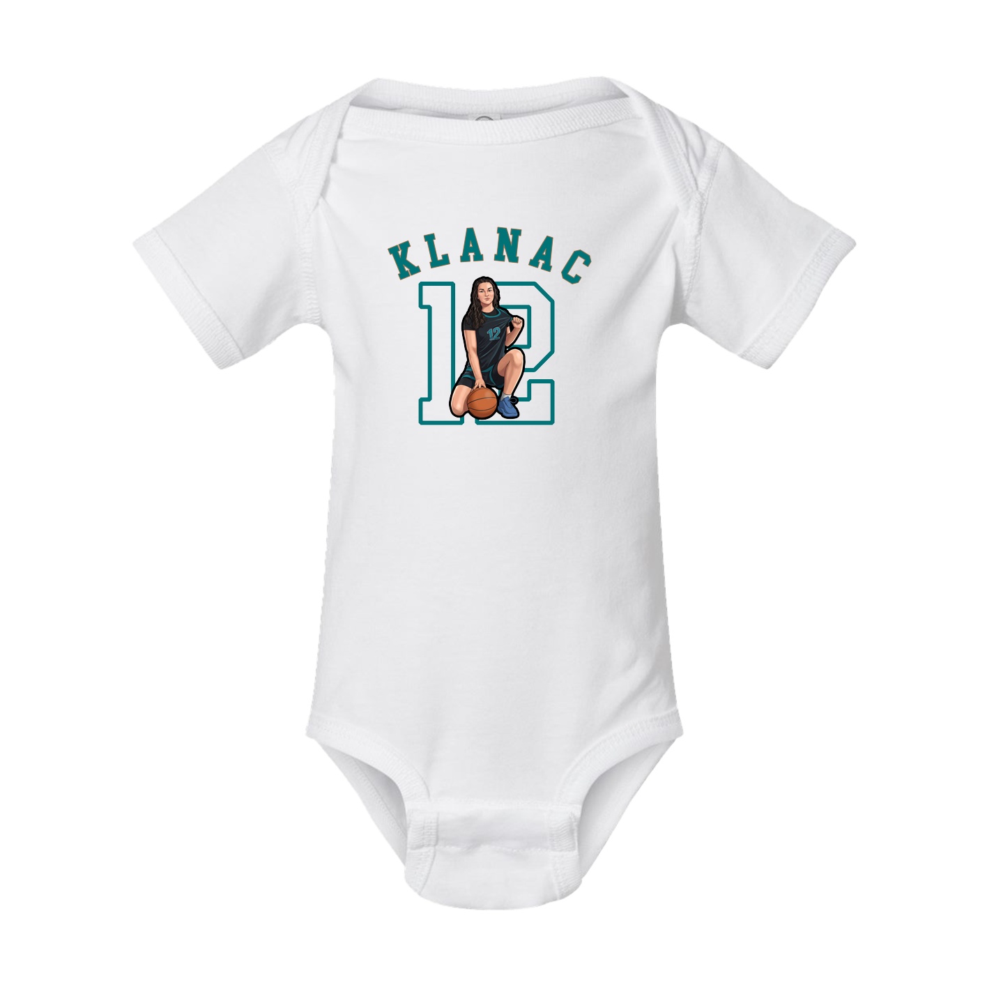 Baby Onesie — Shirsey Arch in White