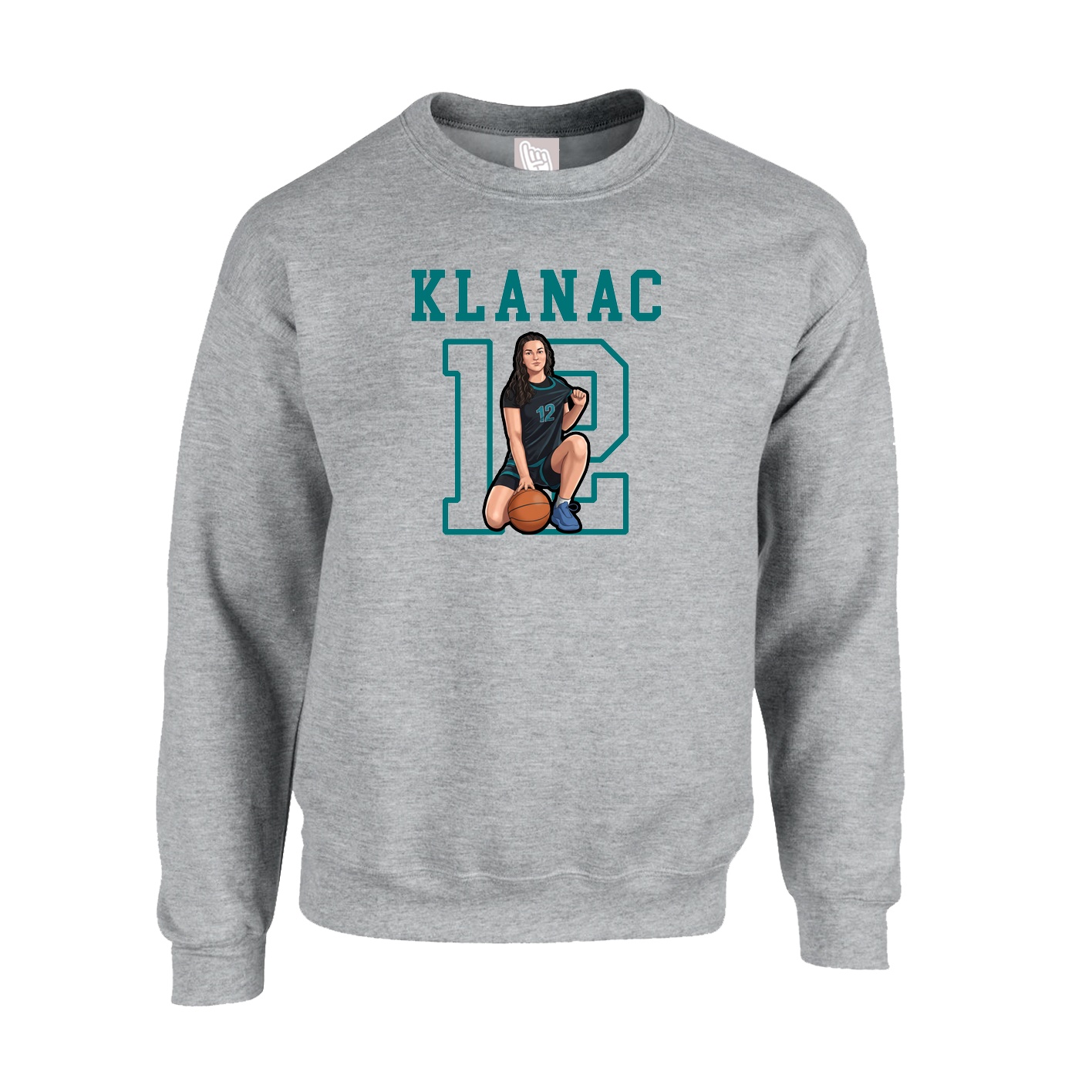 Fleece Crew — Shirsey in Grey