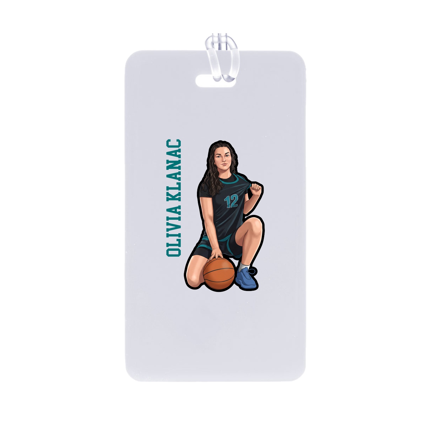 Bag Tag — Name Vertical in Classic