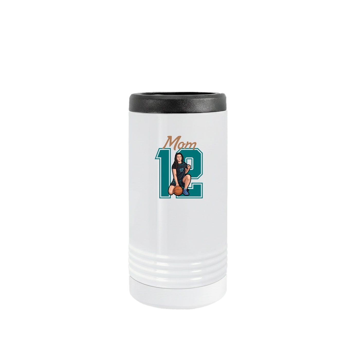 Slim Beverage Holder — Mothers Day Shirsey in White