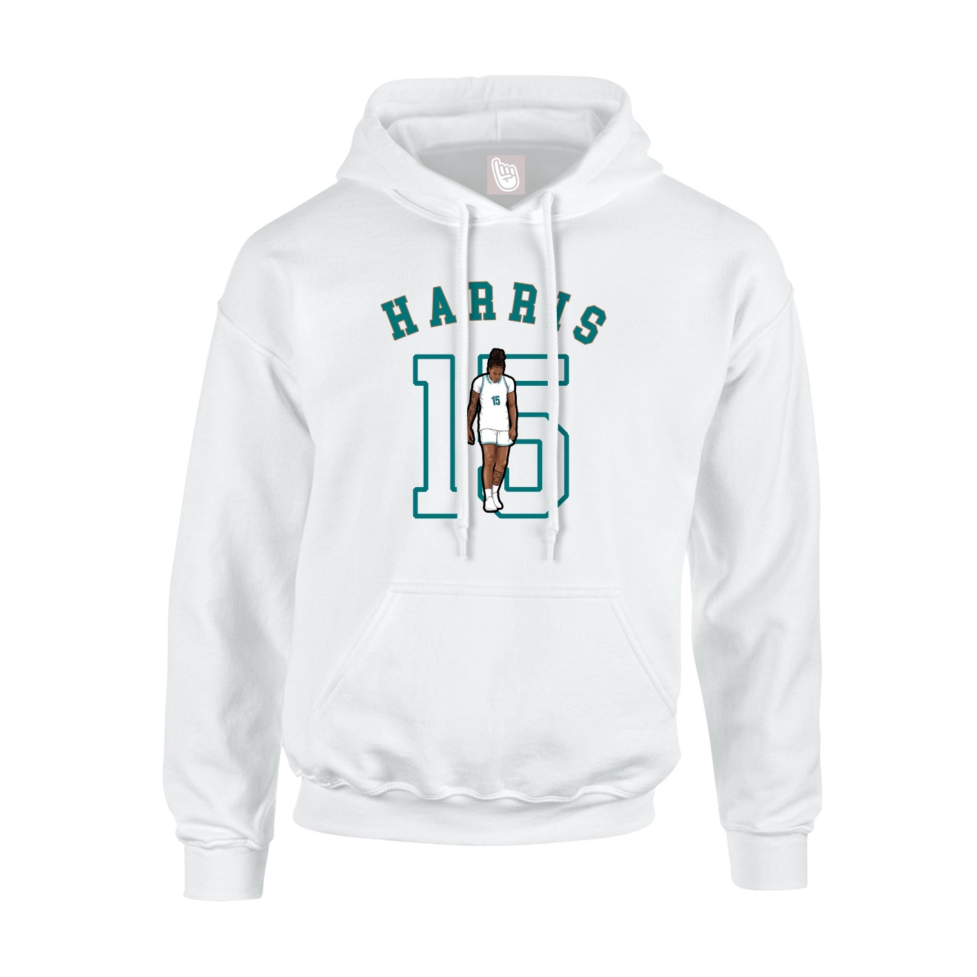 Youth Hoodie — Shirsey Arch in White