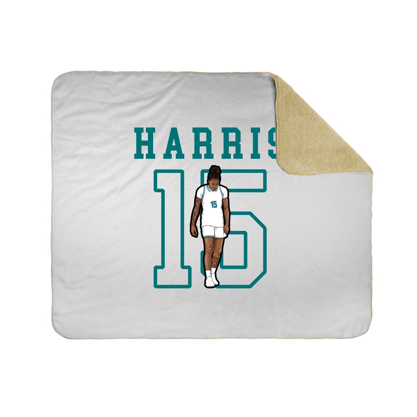 Throw Blanket — Shirsey in White