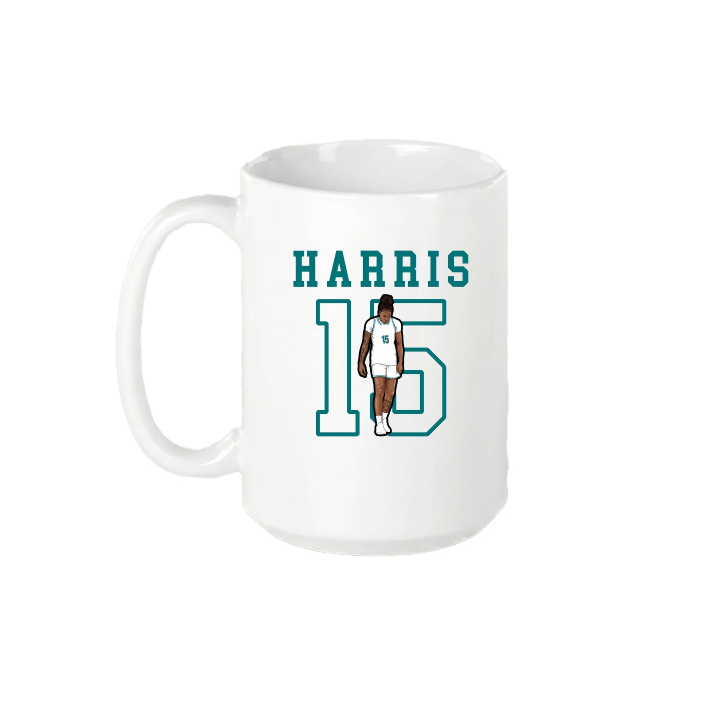 15oz Coffee Mug — Shirsey in White