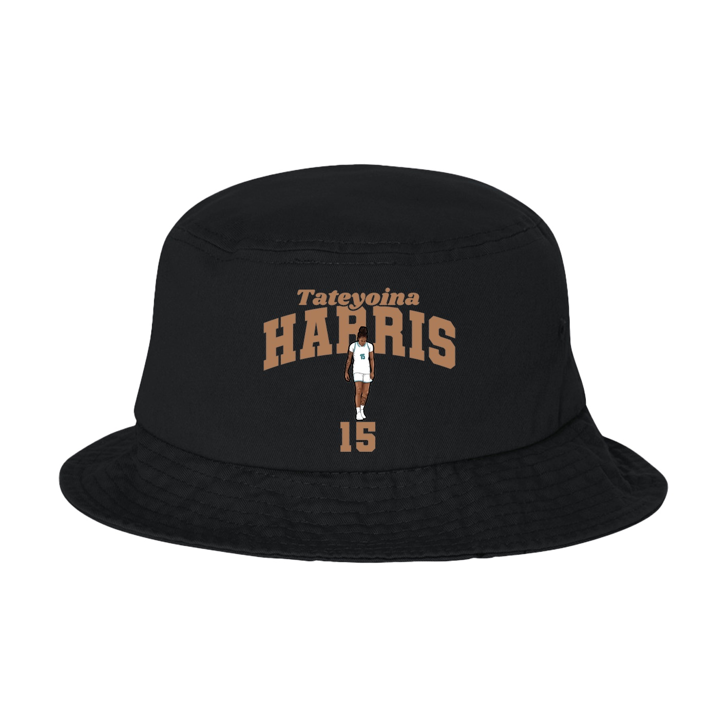 Bucket Cap — Signature Arch in Black