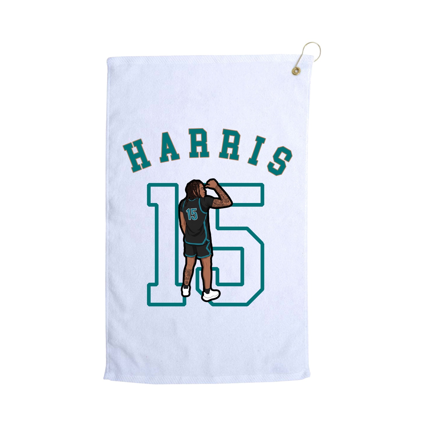 Golf Towel — Shirsey Arch in White