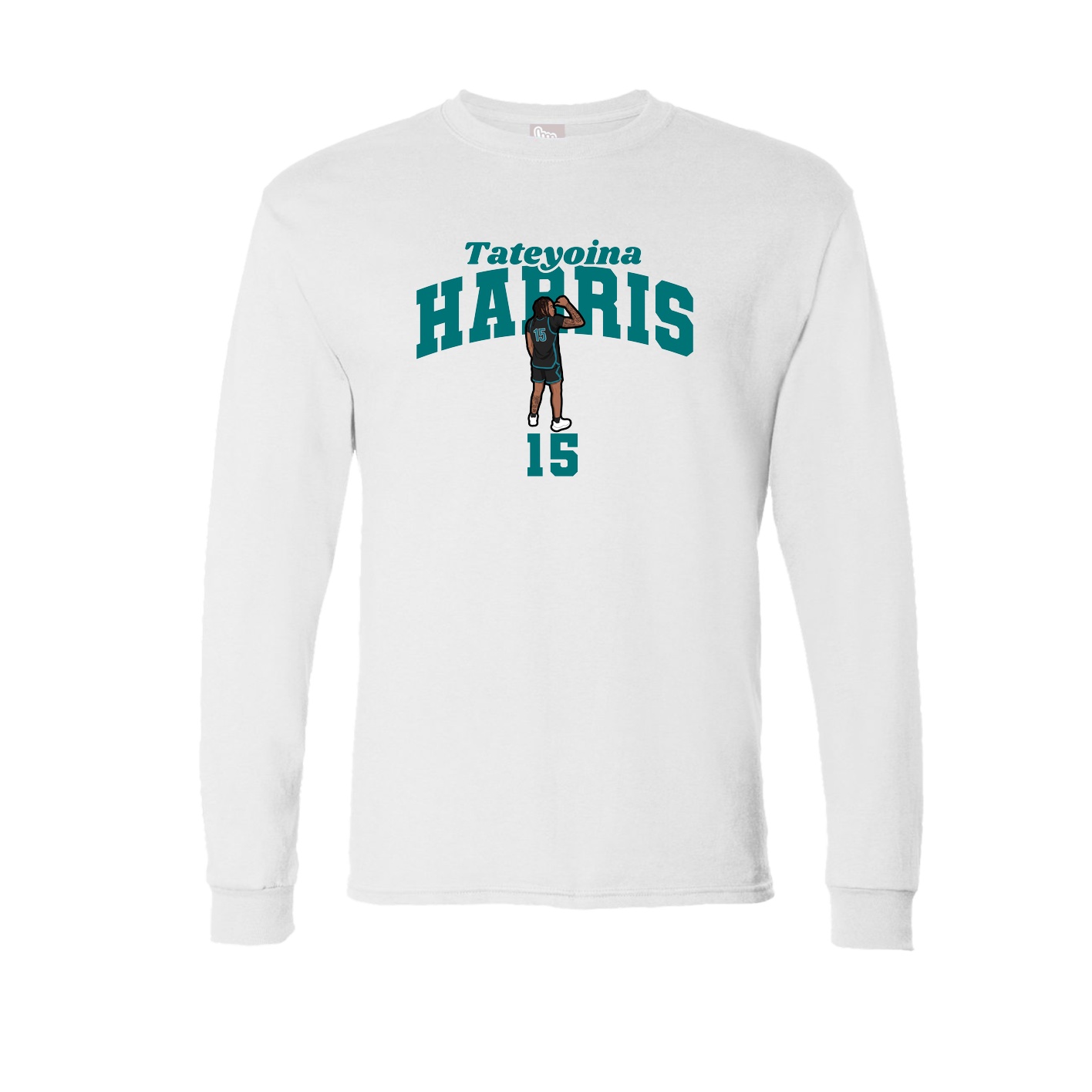 Long Sleeve Tee — Signature Arch in White