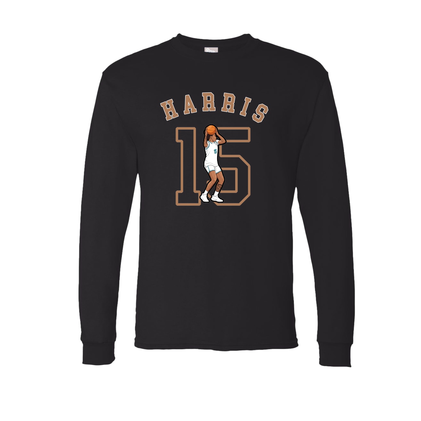 Long Sleeve Tee — Shirsey Arch in Black