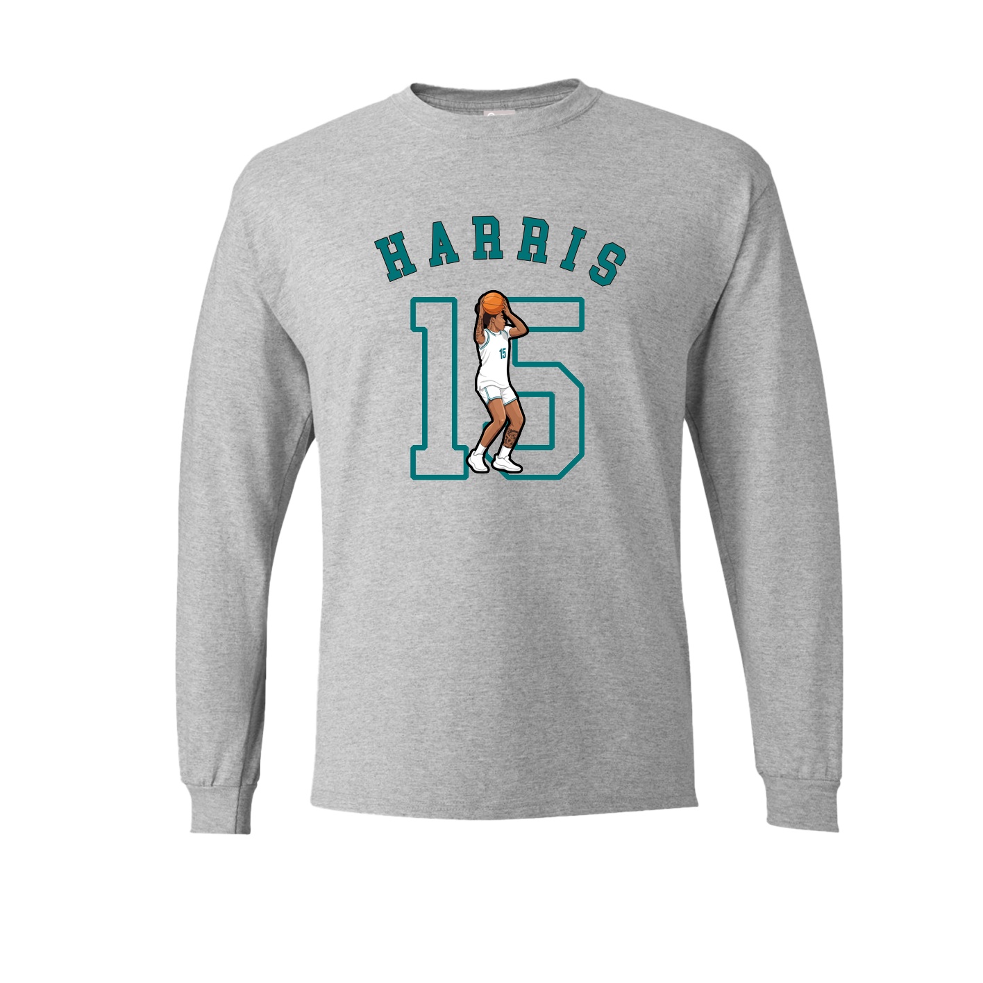 Long Sleeve Tee — Shirsey Arch in Grey