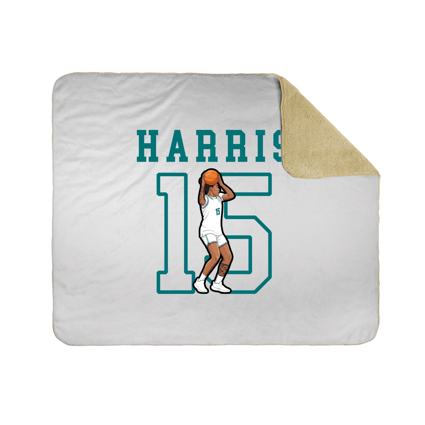 Throw Blanket — Shirsey in White