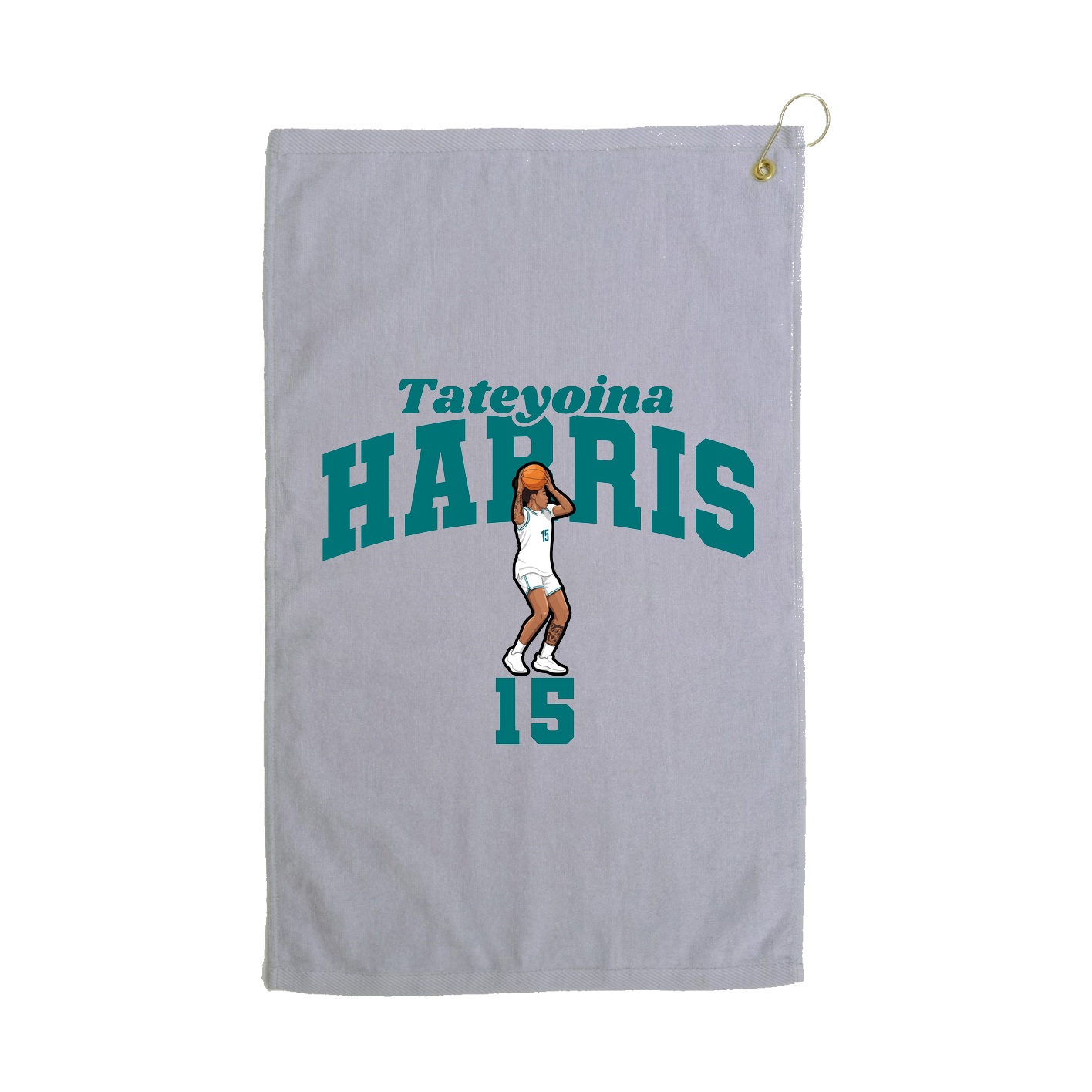 Golf Towel — Signature Arch in Grey
