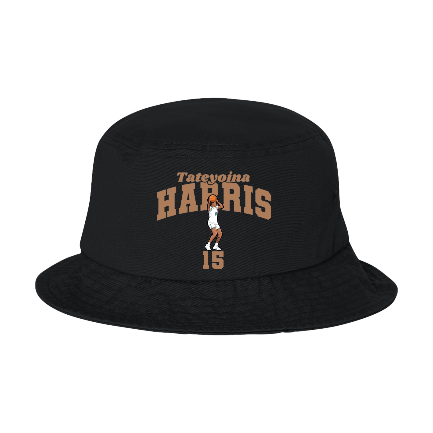 Bucket Cap — Signature Arch in Black