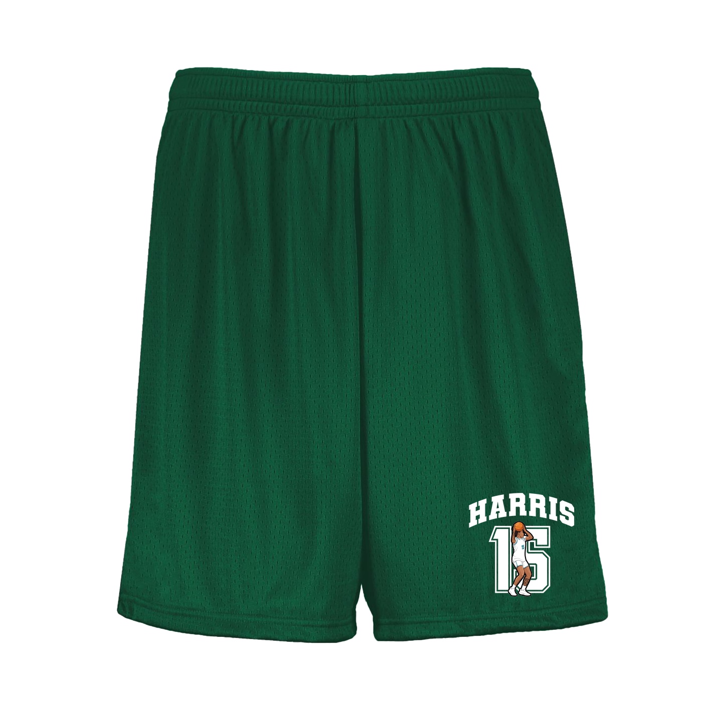 Shorts — Number in Green