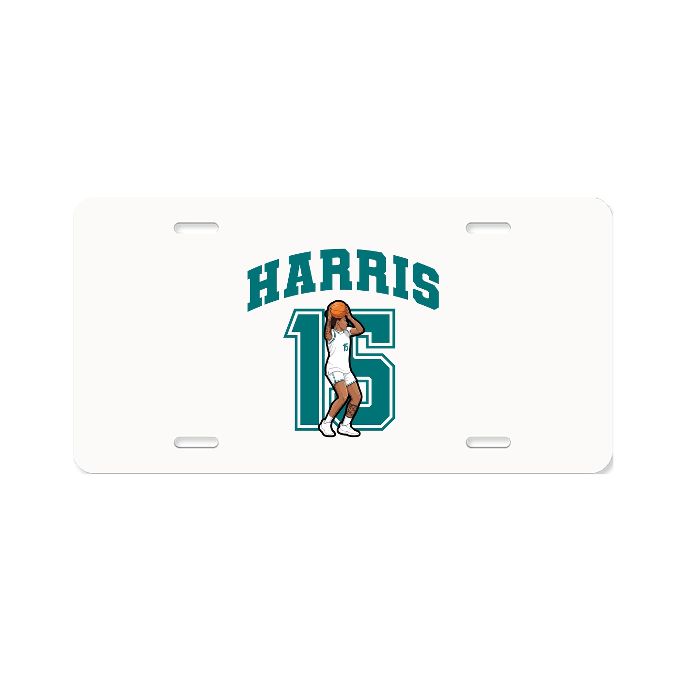 License Plate — Number in Classic