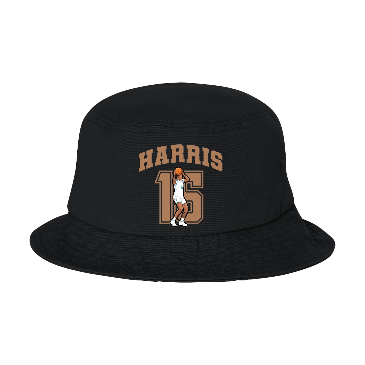 Bucket Cap — Number in Black