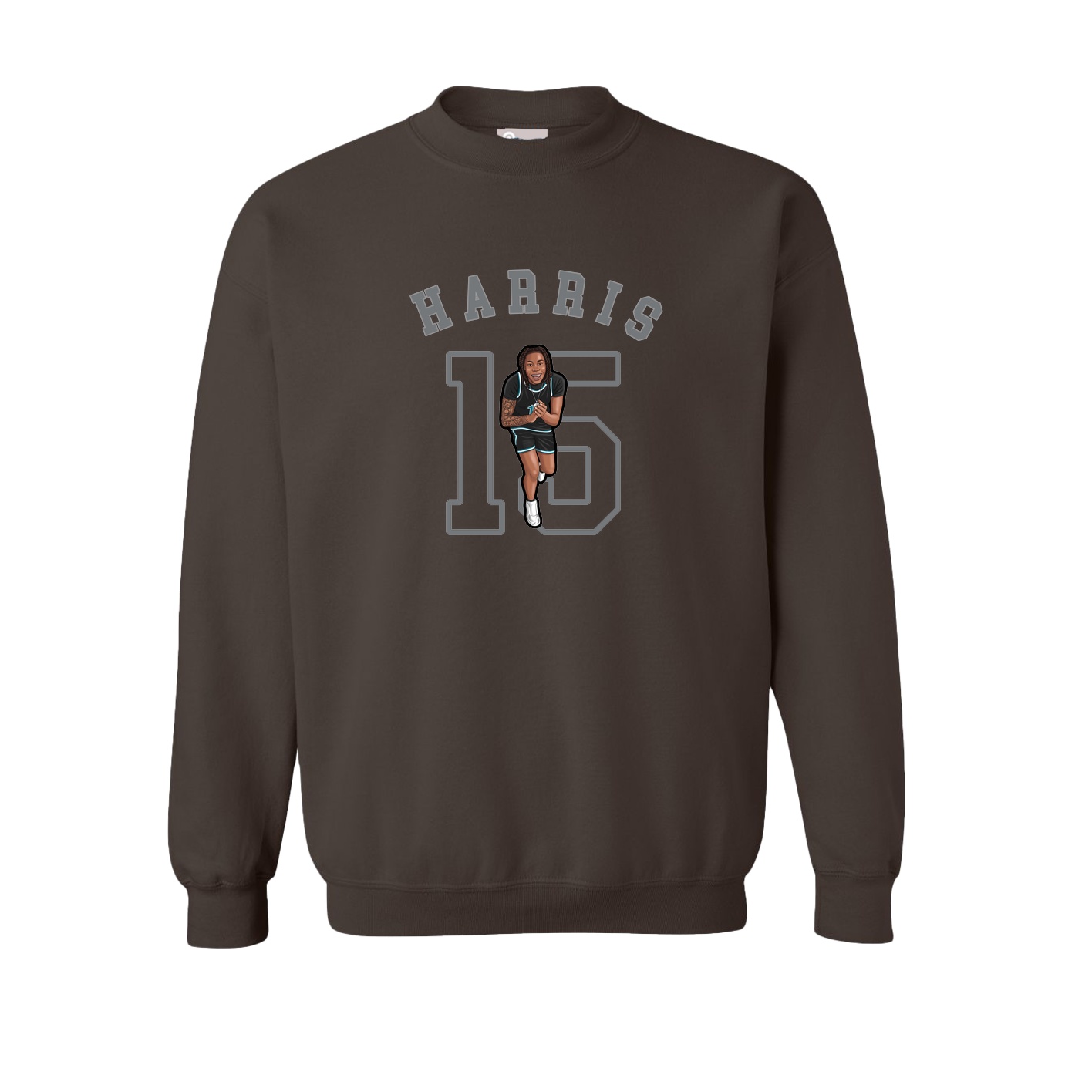 Fleece Crew — Shirsey Arch in Brown