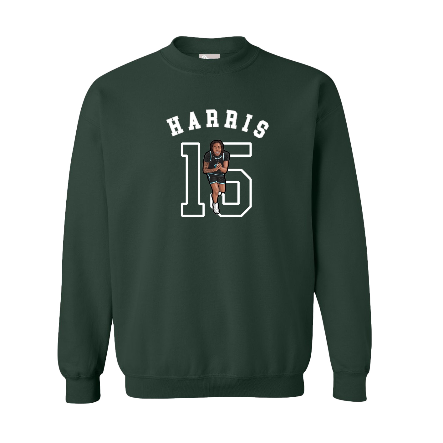 Fleece Crew — Shirsey Arch in Green