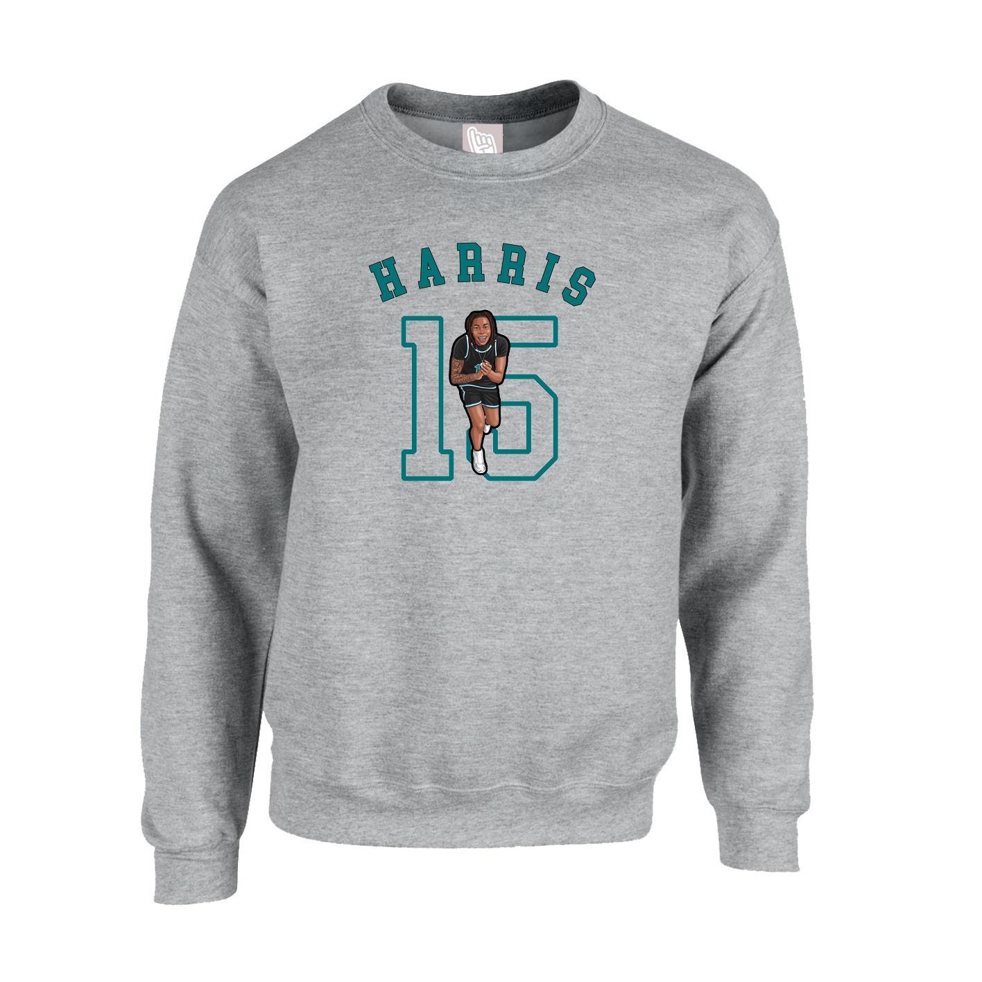Fleece Crew — Shirsey Arch in Grey
