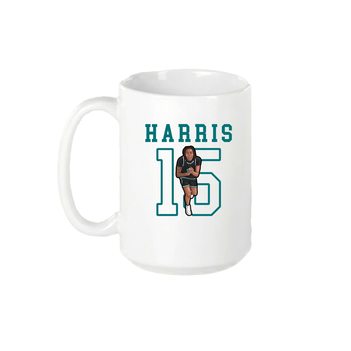 15oz Coffee Mug — Shirsey in White