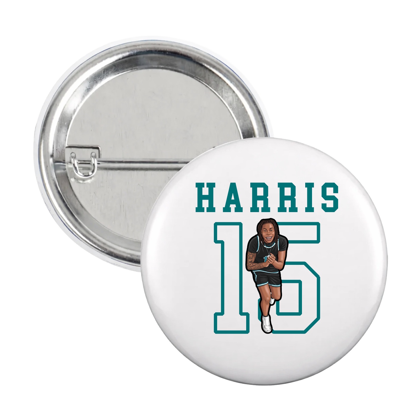 Game Day Button — Shirsey in White