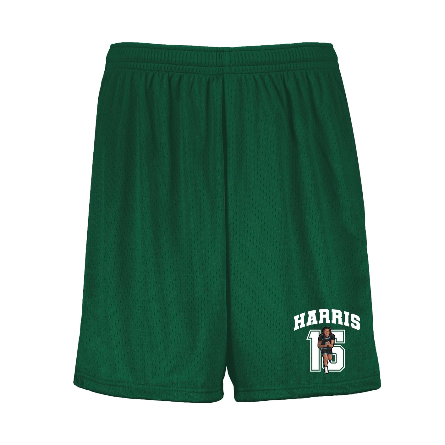 Shorts — Number in Green