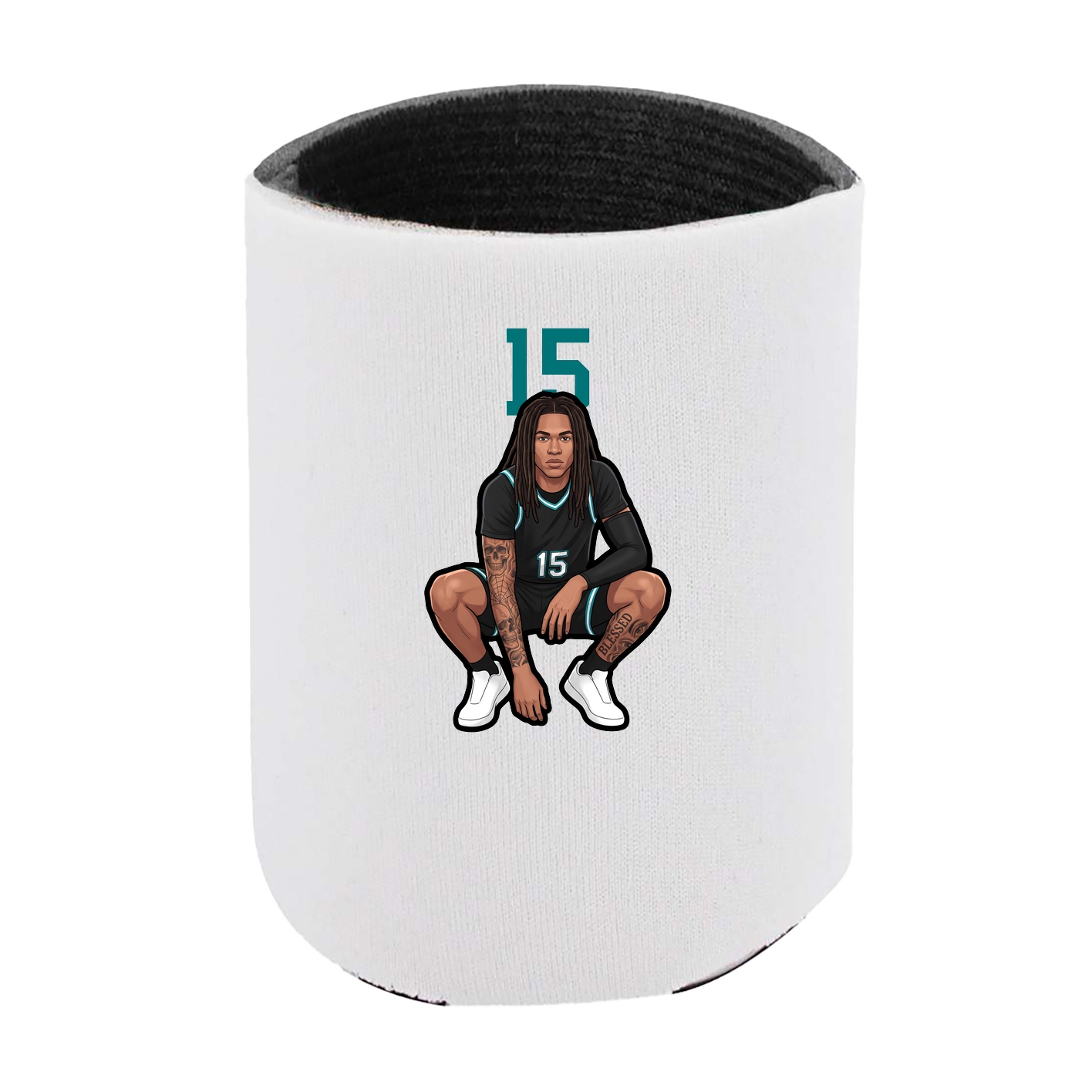 Can Holder — Number Top in White