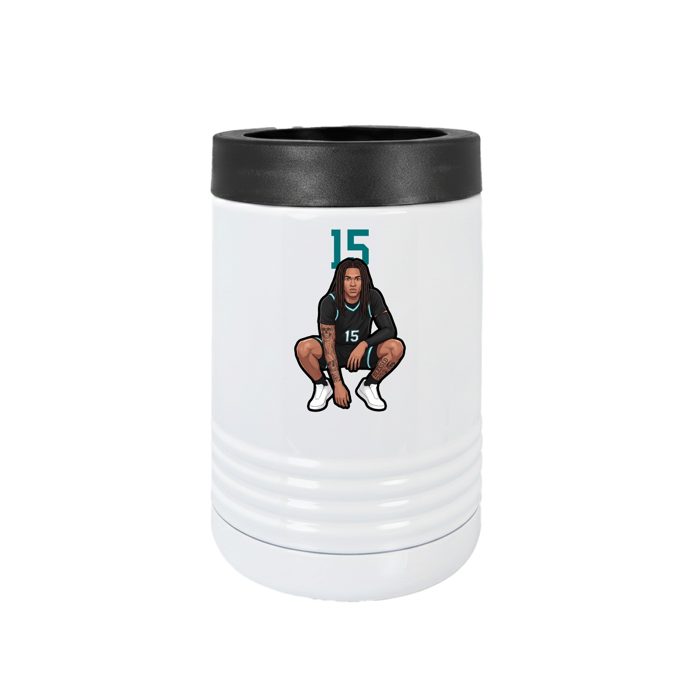 Beverage Holder — Number Top in White