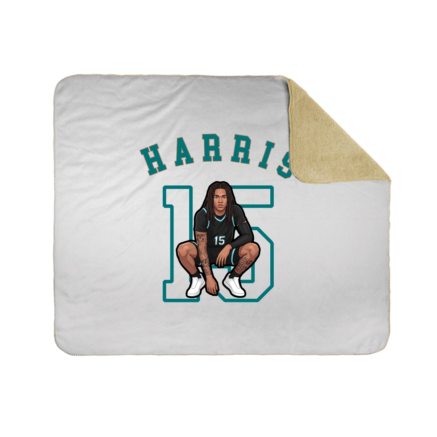 Throw Blanket — Shirsey Arch in White