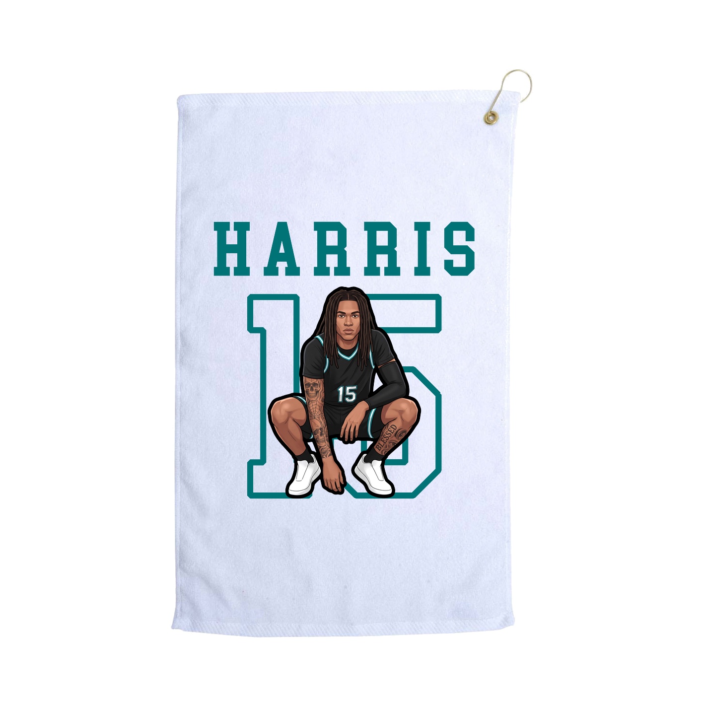 Golf Towel — Shirsey in White