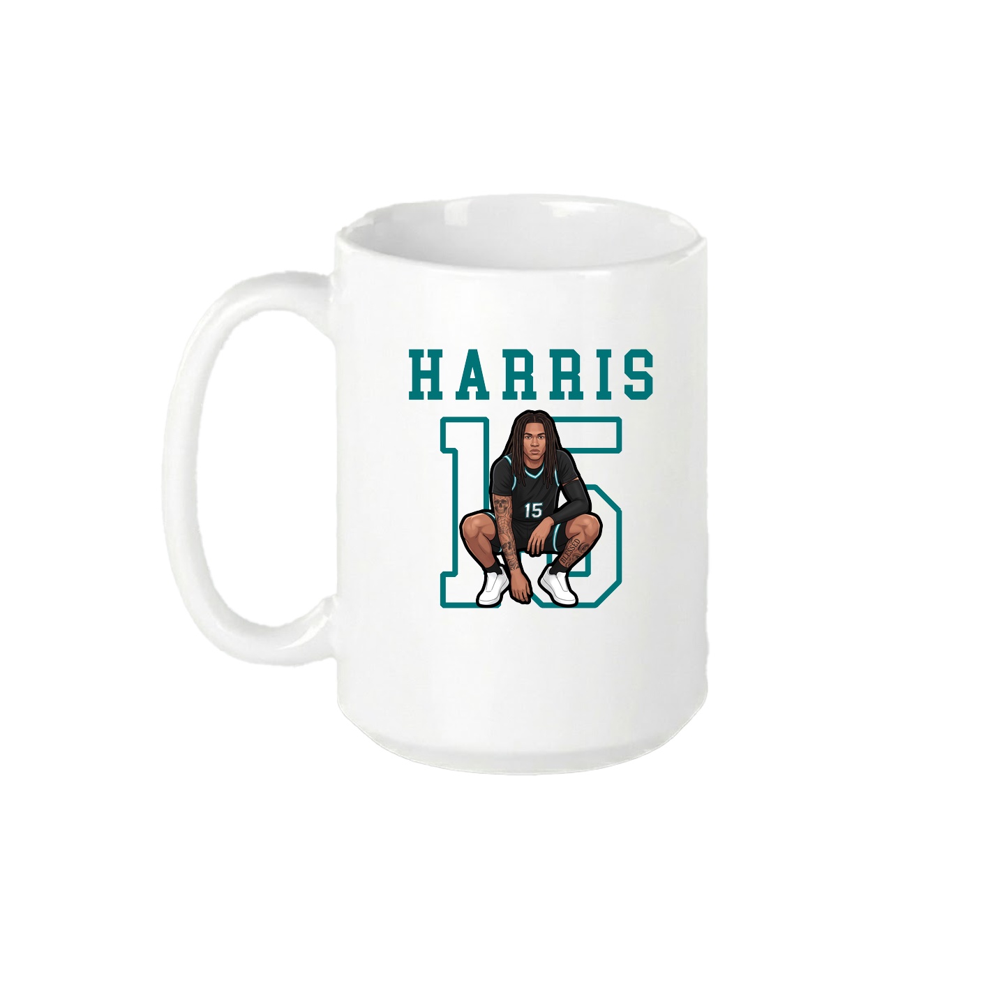15oz Coffee Mug — Shirsey in White