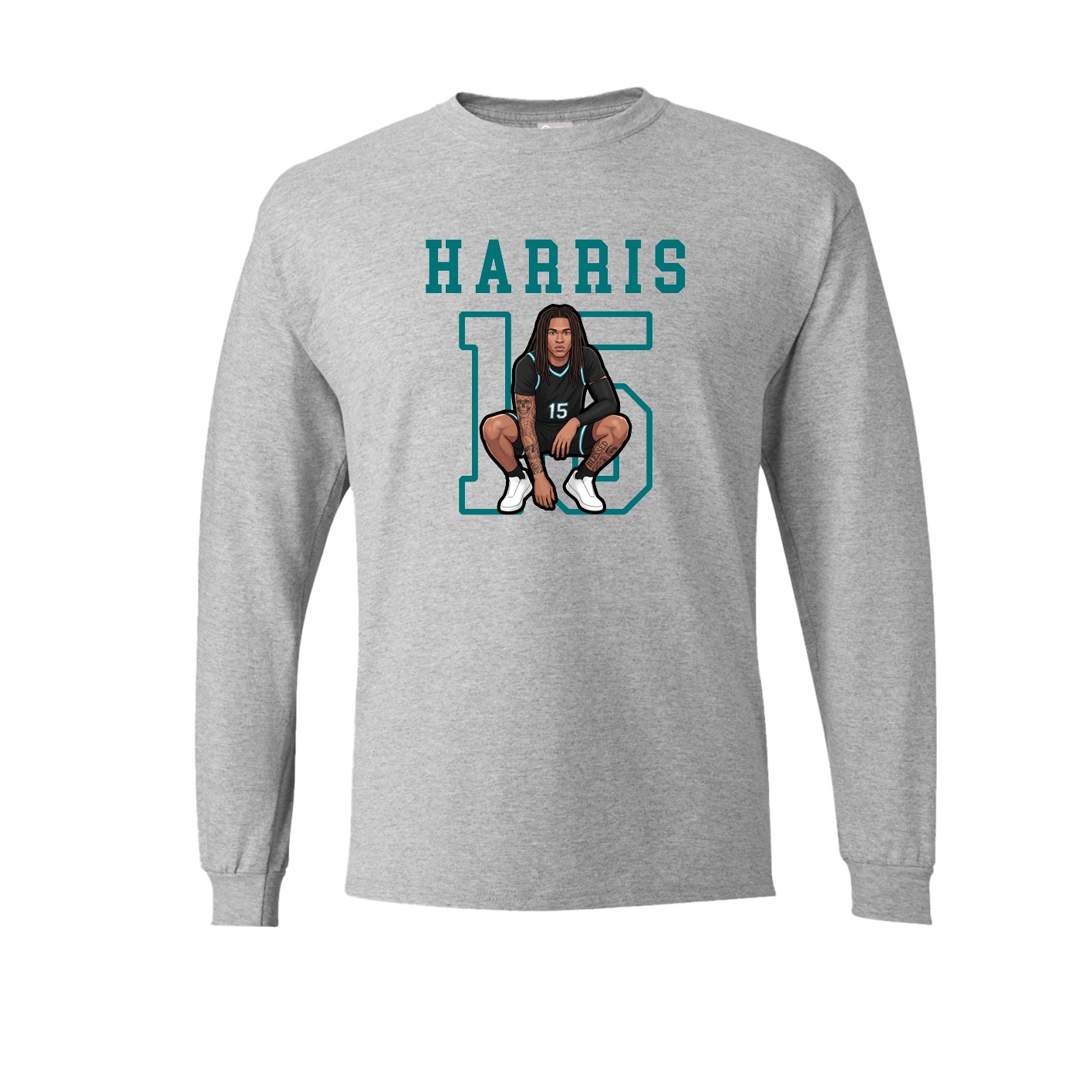Long Sleeve Tee — Shirsey in Grey