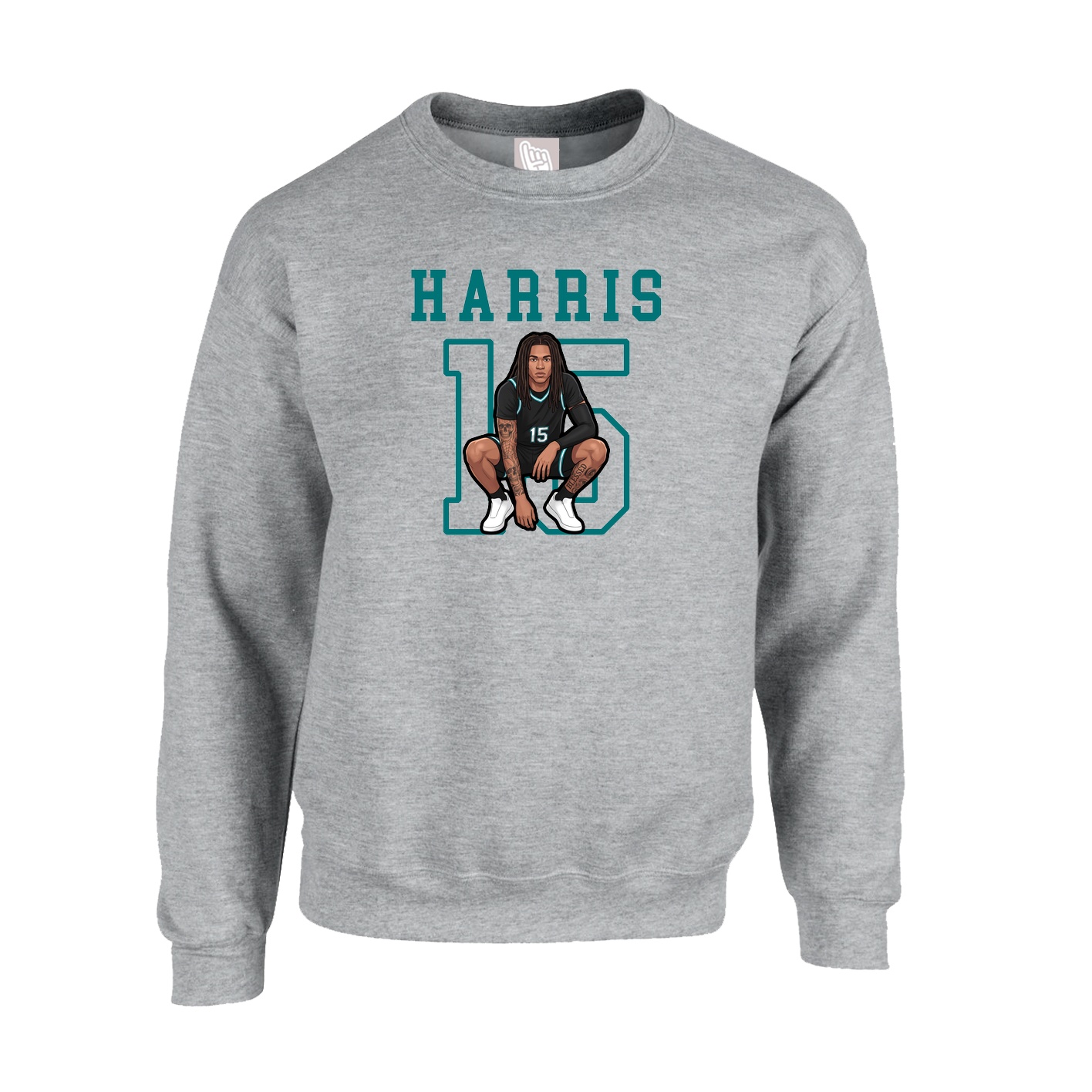 Fleece Crew — Shirsey in Grey