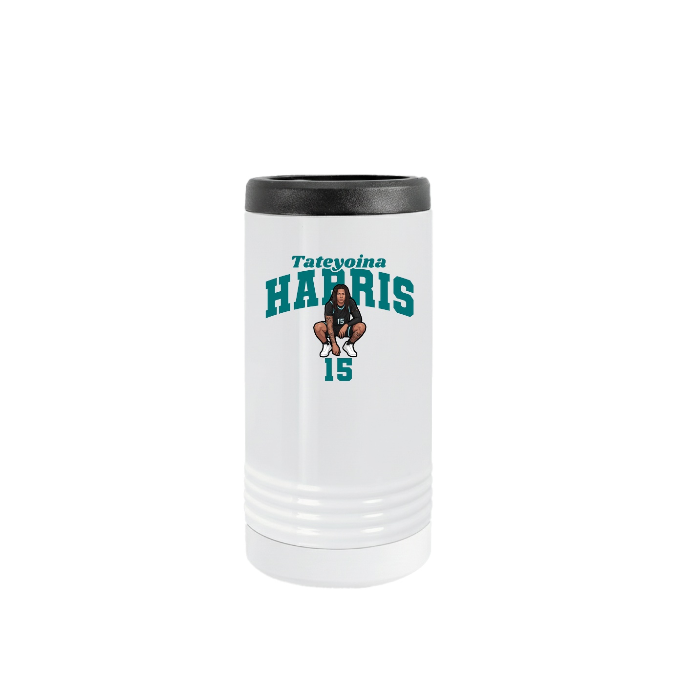 Slim Beverage Holder — Signature Arch in White