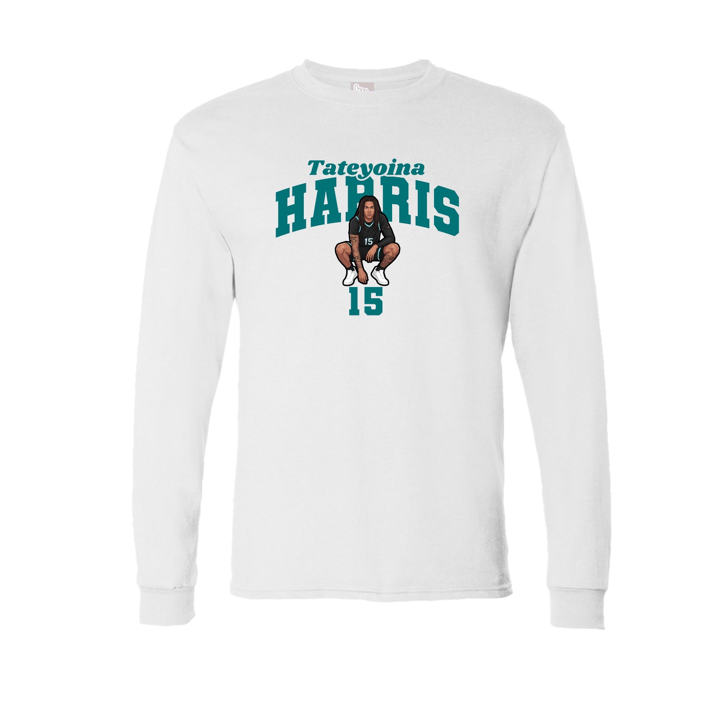 Long Sleeve Tee — Signature Arch in White